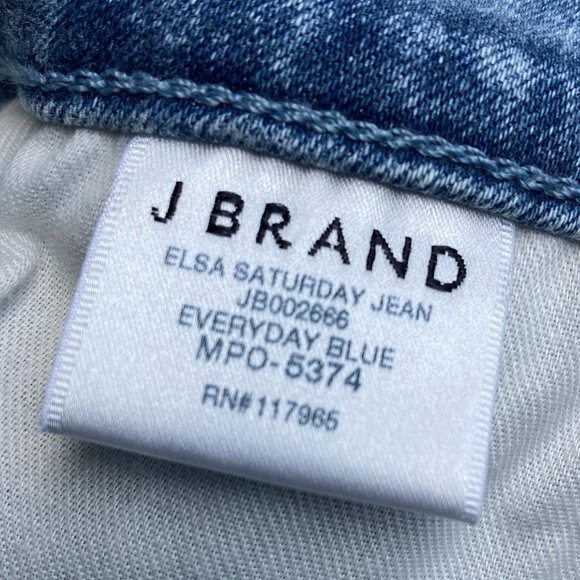 J BRAND Elsa Saturday Everyday Blue High Waist Jeans Size 31 - Picture 2 of 13